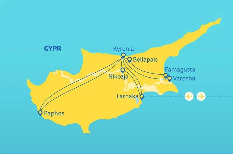 Ile czasu zajmuje lot z Katowic na Cypr? Sprawdź, co warto wiedzieć!