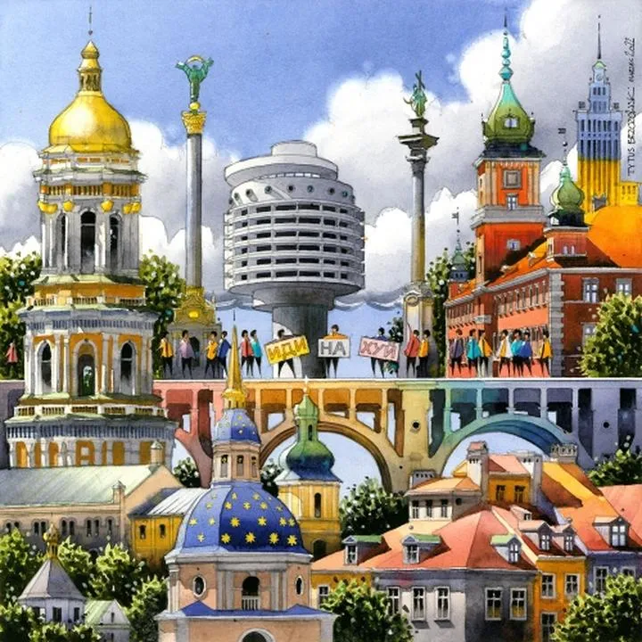 Ile czasu zajmuje lot z Warszawy do Kijowa?