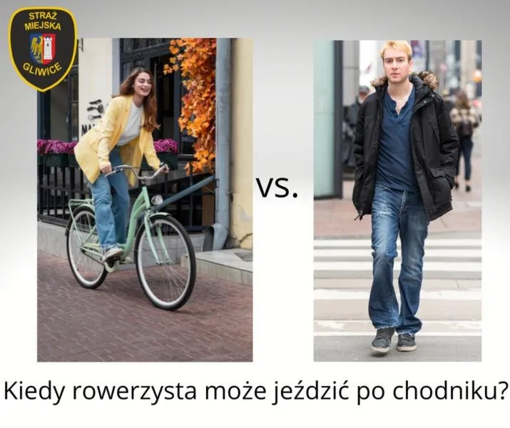 Kiedy rowerzyści mogą bezpiecznie poruszać się po chodniku?