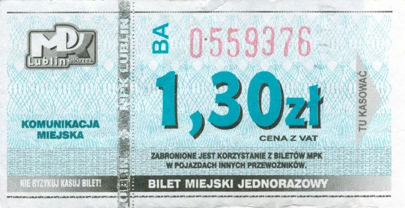 Aktywacja biletu na karcie miejskiej