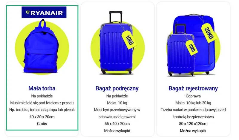 Bagaż podręczny do pociągu