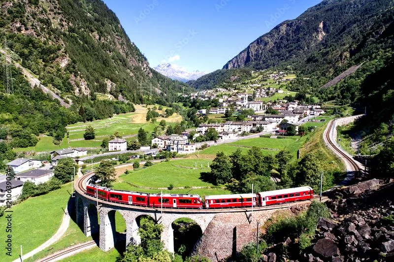 Bernina Express trasa