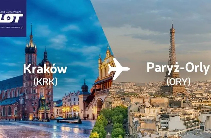 Bezpośrednie loty Paryż Kraków