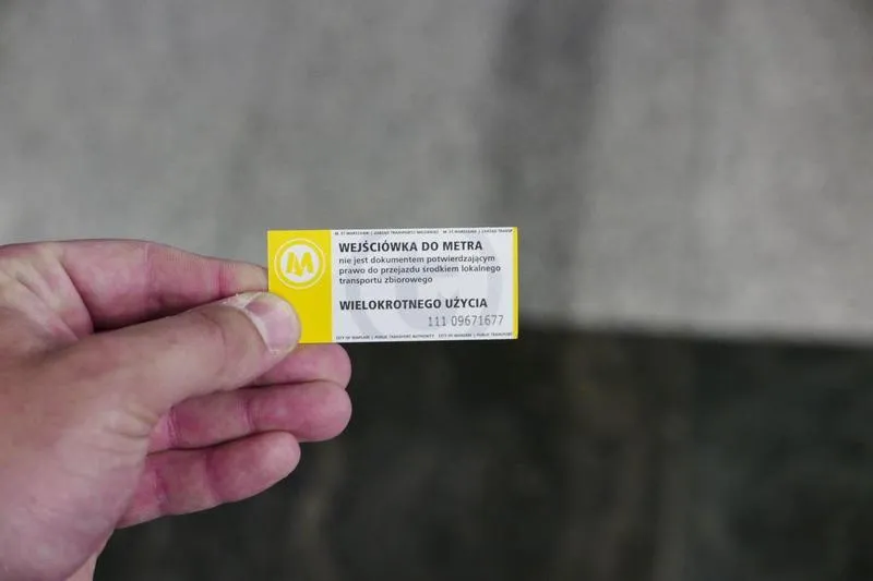 Bilety do metra Warszawa