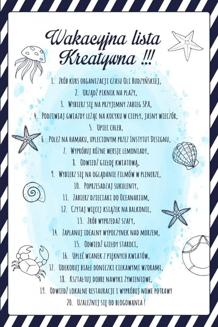 Co zabrać na wakacje