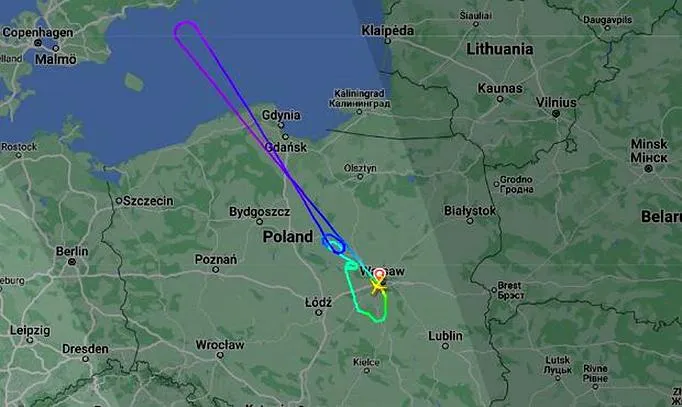 Czas lotu z Polski