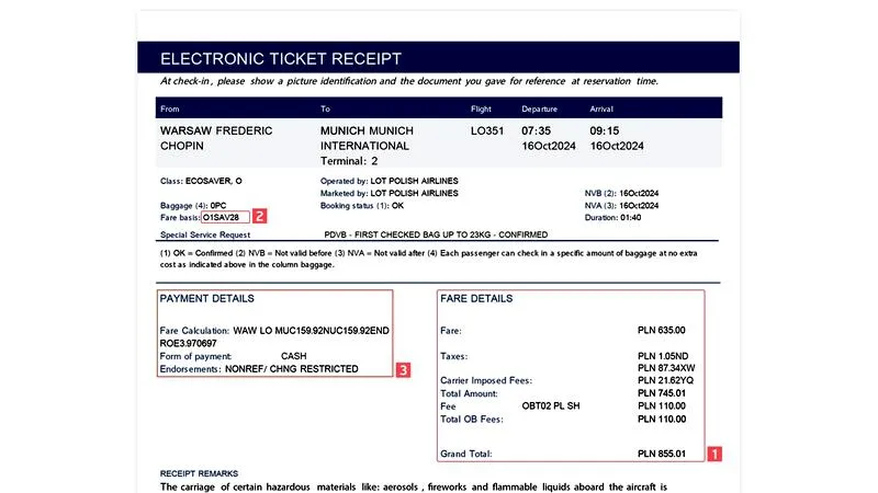 Kupowanie biletów w aplikacji