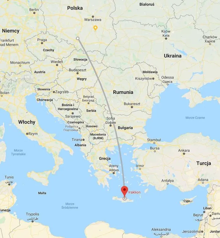 Loty bezpośrednie Katowice Heraklion