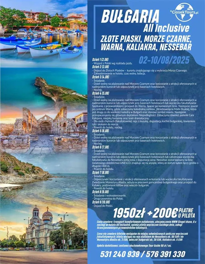 Najlepszy czas na podróż do Bułgarii