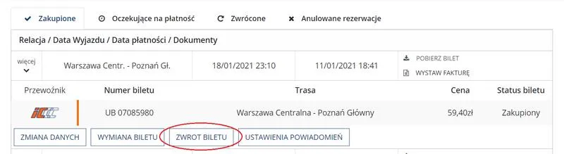 Polityka zwrotów