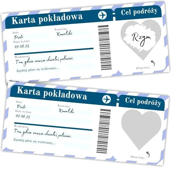 Potwierdzenie danych pasażera