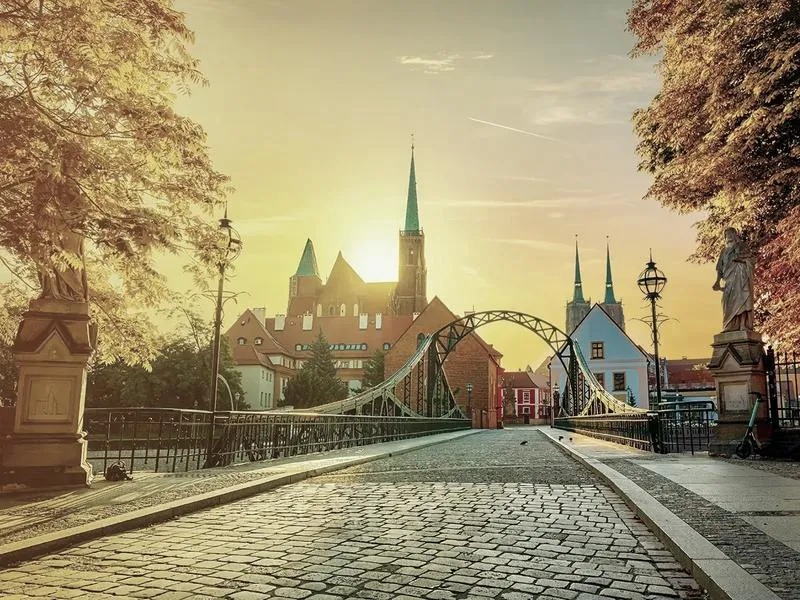 Trasy podróży Wrocław Sława