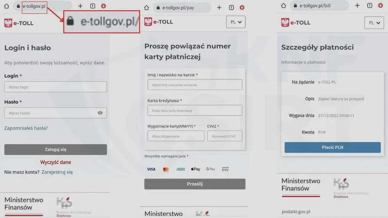 Ważność biletu e-TOLL