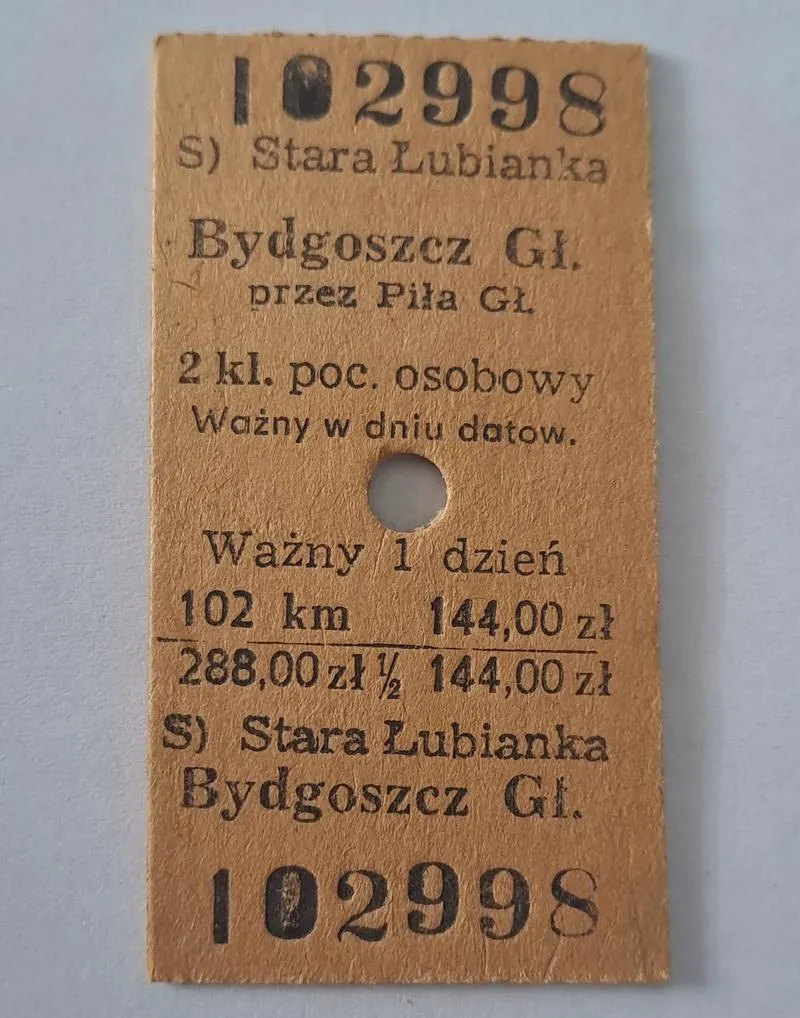 Zakup biletu miesięcznego PKP