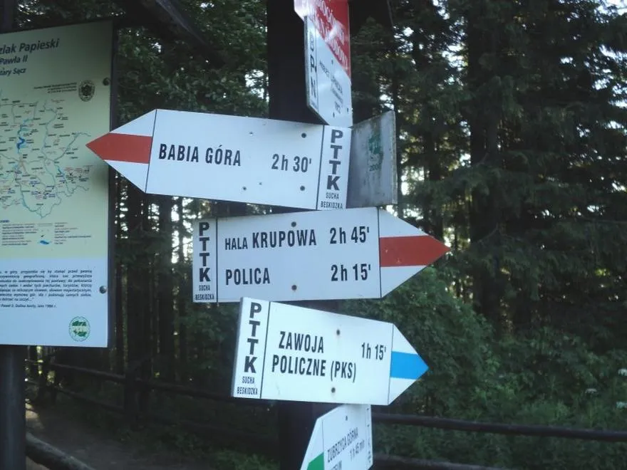 Zawoja Krowiarki turystyka